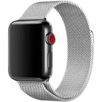 Wiwu Milanese band voor de Apple Watch | 44/45/46/49 mm - Zilver