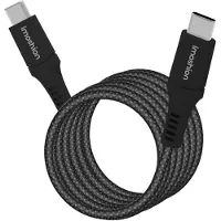 IMoshion Magnetische braided kabel - USB-C naar USB-C - 1 meter - Zwart