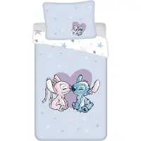 Jerry Fabrics Lilo en Stitch dekbedovertrek Heart 140 x 200 cm - 70 x 90 cm - katoen