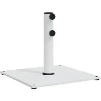 vidaXL Parasolvoet voor 1,3/1,5/1,9 stokken 37,5 lb vierkant