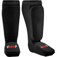 NRG Fitness SIBB Scheenbeschermers Shin & Instep Zwart