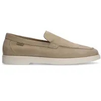 Manfield Beige suède loafers | Maat 40