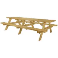 Thuishout Picknicktafel Deluxe 300 x 75 cm
