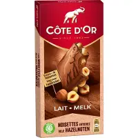 Côte d'Or L'Original Puur Hele Hazelnoten Chocolade Reep 9 x 180g - Chocolade Tabletten - Cadeau vrouwen of mannen verjaardag - Voorraad