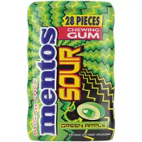 Mentos Gum Sour Green Apple 10x