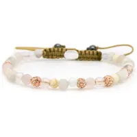 Karma Armband Spiral Femm Rosé Crystal