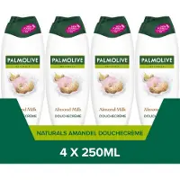 Palmolive Naturals Amandel Douchecrème - 4 x 500ml - Voordeelverpakking