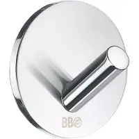 Beslagsboden Haak Smedbo Xtra Design Mini Rond Zelfklevend Chroom