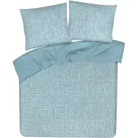 DoubleDry Dekbedovertrek my design 100% katoen tweepersoons 200x200 cm + 2