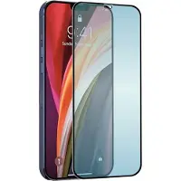 Muvit - Tigerglass screenprotector iPhone 12 Pro Max - Gehard glas - Screenprotector anti-bacterieel & anti-blauw licht - Transparant