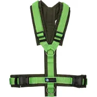 AnnyX hondentuig speurtuig-harnas Y-tuig-Olijfgroen-Lichtgroen- maat XL-geschikt voor borstomtrek 78 tot 96cm