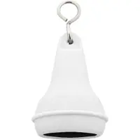 Combicraft Hotel sleutelhanger Mayfair met open onderkant 41x70mm wit - 50 stuks
