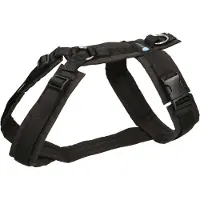 AnnyX Hondentuig - Y-tuig - Zwart - maat XL - Borstomvang 78-105cm - Gewicht hond 35-80 kg