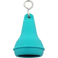 Combicraft Hotel sleutelhanger Mayfair met open onderkant 41x70mm turquoise - 10 stuks