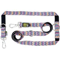 Max & Molly Vintage Pink Verstelbare Hondenlijn / Hondenriem - Polyester - L - Breedte: 2,5 cm - Lengte: 200 cm