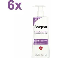 Asepso - Protect Plus - Antibacteriële Handzeep/Zeeppomp - 6x 250ml - Voordeelverpakking