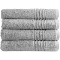 PHLOX Handdoeken set 70x140 cm 4 stuks 600 g/m2 zacht katoen supreme