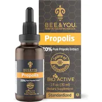 BEE&YOU 20% Puur Propolis Tinctuur - Grote Bron van Antioxidanten - Natuurlijke Ondersteuning van het Immuunsysteem - 30 ml