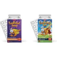 EasyFishoil Kinder Vitamines Omega‑3 Voordeelpakket – Focus + Multi Grow – Visolie Gummies met Choline, Foliumzuur, B‑vitaminen & Mineralen – Voor Concentratie, Groei & Balans