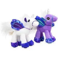 Unicorn Eenhoorn knuffel () paars