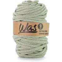 WAS - Touw - katoenen - koord - Katoenkoord - macramé - 9 mm x 50 m - olijfgroen