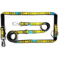 Max & Molly Dangerous Verstelbare Hondenlijn / Hondenriem - Polyester - M - Breedte: 2 cm - Lengte: 200 cm