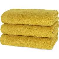 Casilin - Como - Handdoek - 50x100 - Mustard