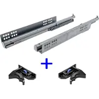 Hettich Quadro V6 Ladegeleider - 580mm - 30kg - Volledig uittrekbaar - Soft-close (Silent System) - Inclusief koppelingen