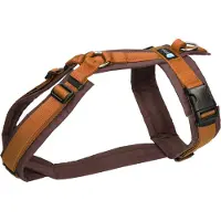 AnnyX Hondentuig - FUN - Speurtuig - Kaneel/Bruin - maat L - Borstomvang 70-86cm - Gewicht hond 26-38 kg