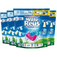 Witte Reus 4x Wasmiddelcapsules 3+1 Power Caps Witte Was 45 Stuks