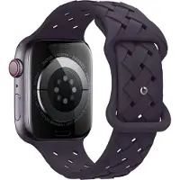Hoco Flexible WA 16 Watch Bandje - Geschikt voor Apple Watch 1 / 2 / 3 / 4 / 5 / 6 / 7 / 8 / 9 / SE / Ultra - 42MM / 44MM / 45MM / 49MM - Paars