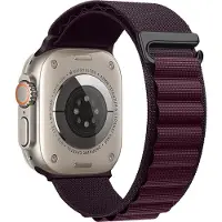 Hoco Climbing WA 20 Watch Bandje - Geschikt voor Apple Watch 1 / 2 / 3 / 4 / 5 / 6 / 7 / 8 / 9 / SE / Ultra - 42MM / 44MM / 45MM / 49MM - Bordeaux