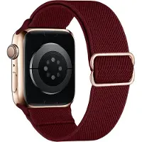 Hoco Fashion WA 04 Watch Bandje - Geschikt voor Apple Watch 1 / 2 / 3 / 4 / 5 / 6 / 7 / 8 / 9 / SE / Ultra - 42MM / 44MM / 45MM / 49MM - Rood