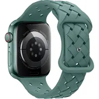 Hoco Flexible WA 16 Watch Bandje - Geschikt voor Apple Watch 1 / 2 / 3 / 4 / 5 / 6 / 7 / 8 / 9 / SE / Ultra - 42MM / 44MM / 45MM / 49MM - Turquoise