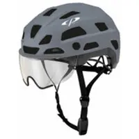 CP Cylite grijs E bike helm met vizier | Met 340 gram één van de lichtste vizierhelmen op de markt !