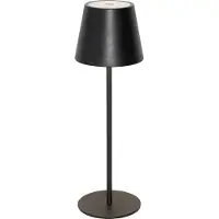 QAZQA Tafellamp zwart incl. LED dimbaar en oplaadbaar IP54 - Murdock