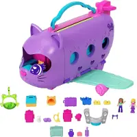 Polly Pocket Kitty Plane Doll Roze Kinderen