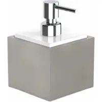 DECOR WALTHER Zeepdispenser Brownie SSP Taupe Chrome