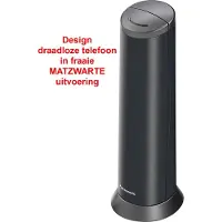 Panasonic KX-TGK220 - Single DECT telefoon - Antwoordapparaat en nummerherkenning - MATzwart