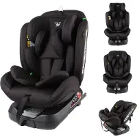 Bebies First Autostoel Vento i-Size Met Isofix 360° Draaibaar Groep 0/1/2/3 (0-36 kg) Vanaf 40 tot 150 cm -Zwart