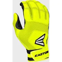 Easton Walk Off NX Honkbal Slaghandschoentjes Zwart/Neon S