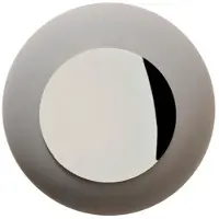 Ebb & Flow Horizon Plafond- / Wandlamp Ø: 21 cm | Shiny Silver | Earl Grey E14 IP44
