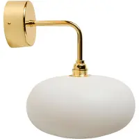 Ebb & Flow Horizon Wandlamp Shiny Gold | Marshmallow E14 IP20