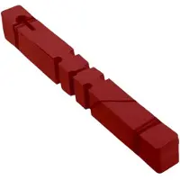 Combicraft Losse sleufetiketten rood - 210x20mm - bundel van 100 stuks