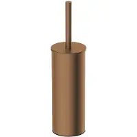 Boss & Wessing Toiletborstel Met Houder BWS Mark Staand Geborsteld Brons Koper