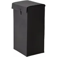 DECOR WALTHER Wasmand Nappa WB Met deksel en binneninzet Zwart Bruin
