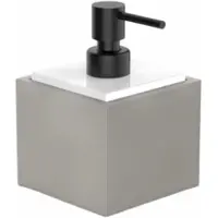 DECOR WALTHER Zeepdispenser Brownie SSP Taupe Zwart