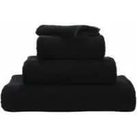 Abyss & Habidecor Gezichtsdoekje Twill Black (30 x 30 cm)