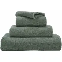 Abyss & Habidecor Gezichtsdoekje Twill Evergreen (30 x 30 cm)