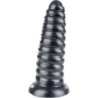 HardToys - Unicorn Silly - Dildo - 19 x 6,5 cm - PVC - Zwart